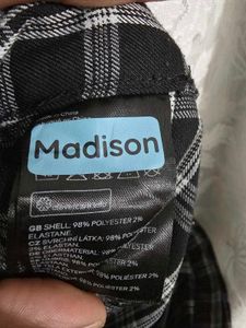 Madison Plaid Pleated Mini Skirt