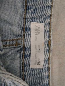Light Wash Denim Shorts