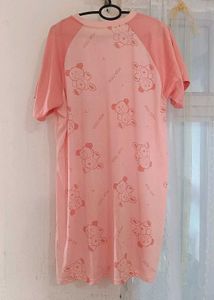 Cute Pink Bear Nightgown