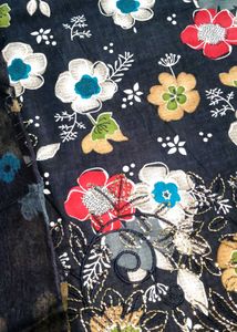 Embroidered Floral dress material any 1 choose