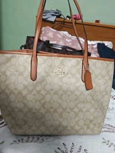 Coach Monogram Tote Bag