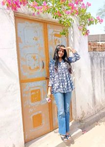 Floral Print Kurta