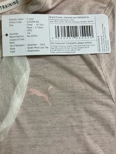 PUMAWomen Self Design Round Neck PinkT-Shirt