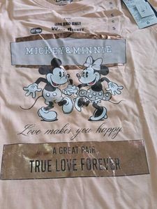 bust 36Disney Mickey &amp; Minnie T-Shirt