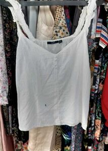 Striped V-Neck Crop Top