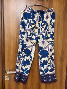 Blue Floral Printed coord set