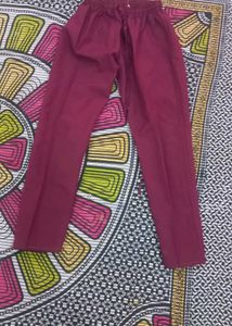 Maroon Palazzo Pants