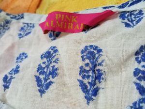 Pink Almirah Cotton Kurti