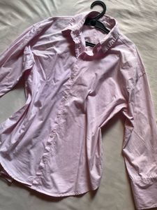 Pink Button-Up Shirt