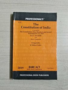 Constitution of India (Bare Act, Ed. 2019)