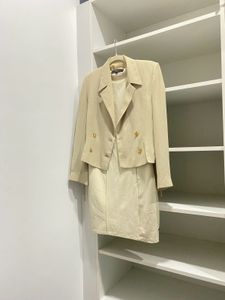 Vero Moda Sheath Beige Dress