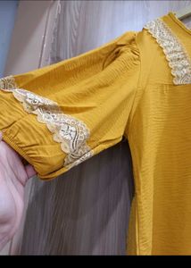 Mustard Yellow Tunic Top