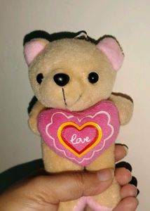 Cute Teddy Bear with Love Heart