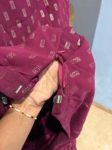 BURGUNDY FESTIVE CO-ORD SET
