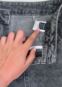 SHEIN Grey Cargo Jeans