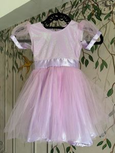 Sparkly Lavender Tulle Dress