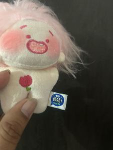 10cm messy-hair constellation plush keychain