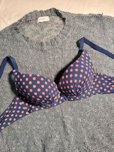 Cute polka dot Bra