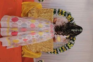 Beautiful Embellished haldi Lehenga Choli