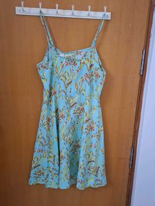 Floral Print Spaghetti Strap Dress