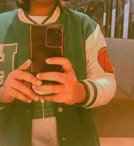 Green Varsity Baseball Jacket