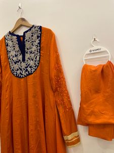 Salwar In Orange / Kurti / Anarkali