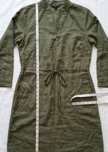 Olive Green Casual Dress