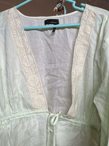 Light Green Cotton Kurta