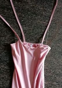 Elegant Pink Maxi Dress