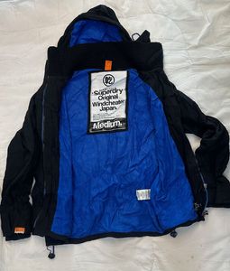 Superdry Men's Black Hooded Jacket