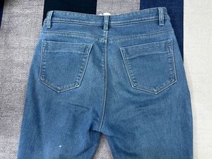 Women's Flared Blue Denim Jeans
