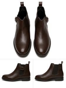 Men's Brown Leather Chelsea Boots