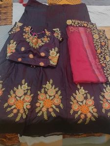 Embroidered Lehenga Choli Set