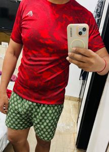 Men's Red Camo T-Shirt