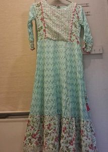 Beautiful Pastel Floral Ethnic Gown