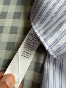 Marks &amp; Spencer  100% Cotton Striped Formal Shirt