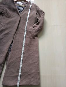 Nude Brown Straight Fit Overvoat