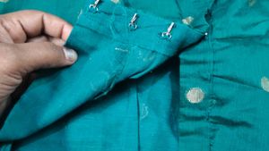 Elegant Green Silk Blouse