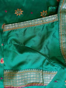 Saree with stitched blouse