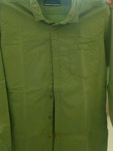 Men's Light Green Casual Shirt
