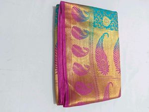 Beautiful Saree with Paisley Design