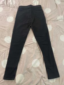 StyleUp Black High Waisted Skinny Jeans