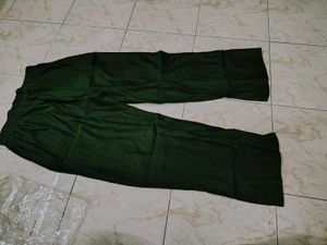 Dark Olive Green Palazzo Pant