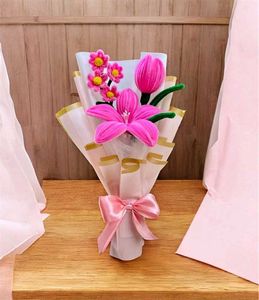 Handmade Pink Flower Bouquet