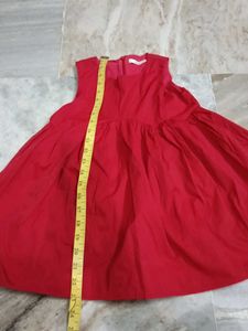 Chic Red Flare Dress