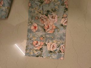 Floral Print Button-Up Blouse