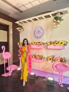 Elegant Yellow Kurta Set with Red Shrug