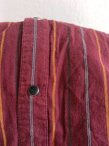 Peter England Striped Men's Shirt