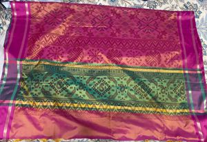 Pochampalli  silk Saree n bag