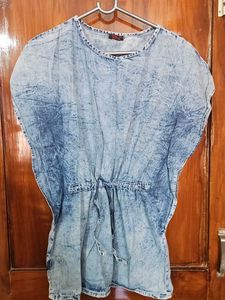 Denim Look Tunic Dress